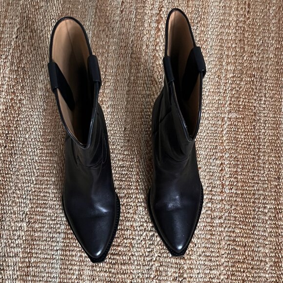 Isabel Marant Dahope leather cowboy boots - Picture 3 of 4